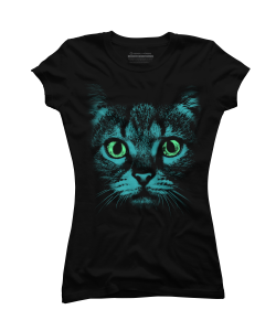 a t shirt with a cat picture